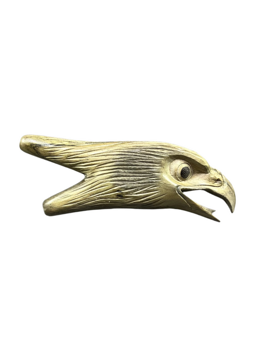 Hand Carved Eagle Head Kuripe