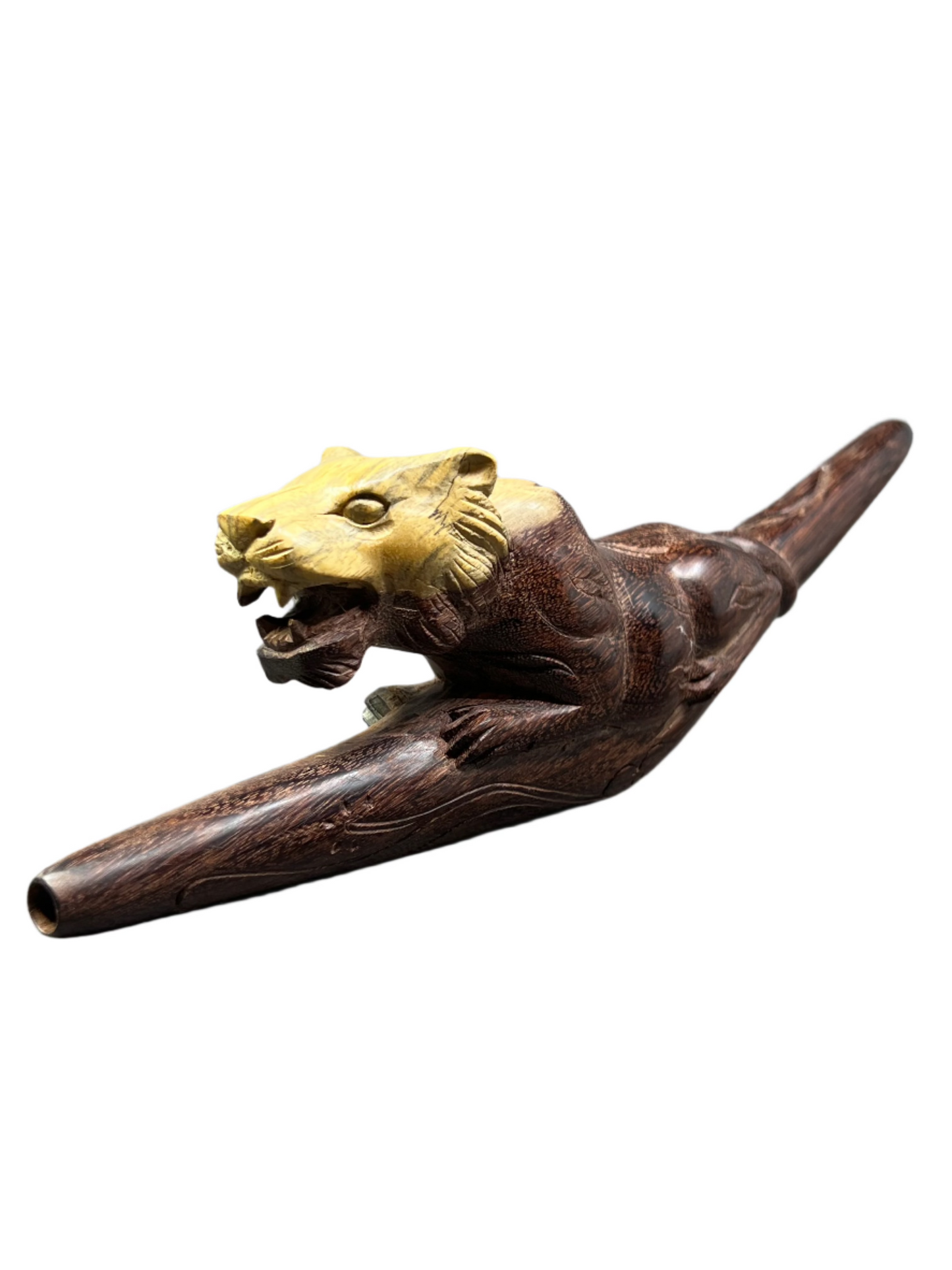 Hand Carved Jaguar Tepi