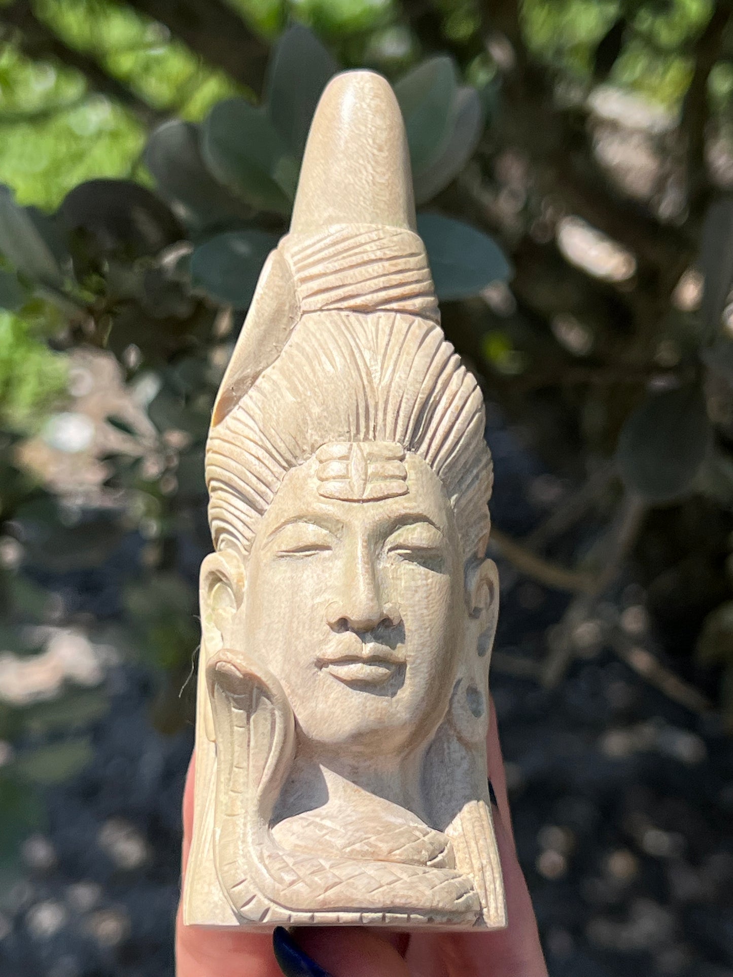 Hand  Carved  Shiva Kuripe