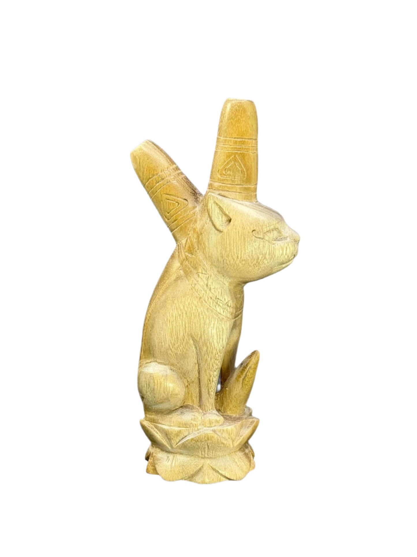 Hand Carved Bastet Kuripe - Katukina.US KAT6229