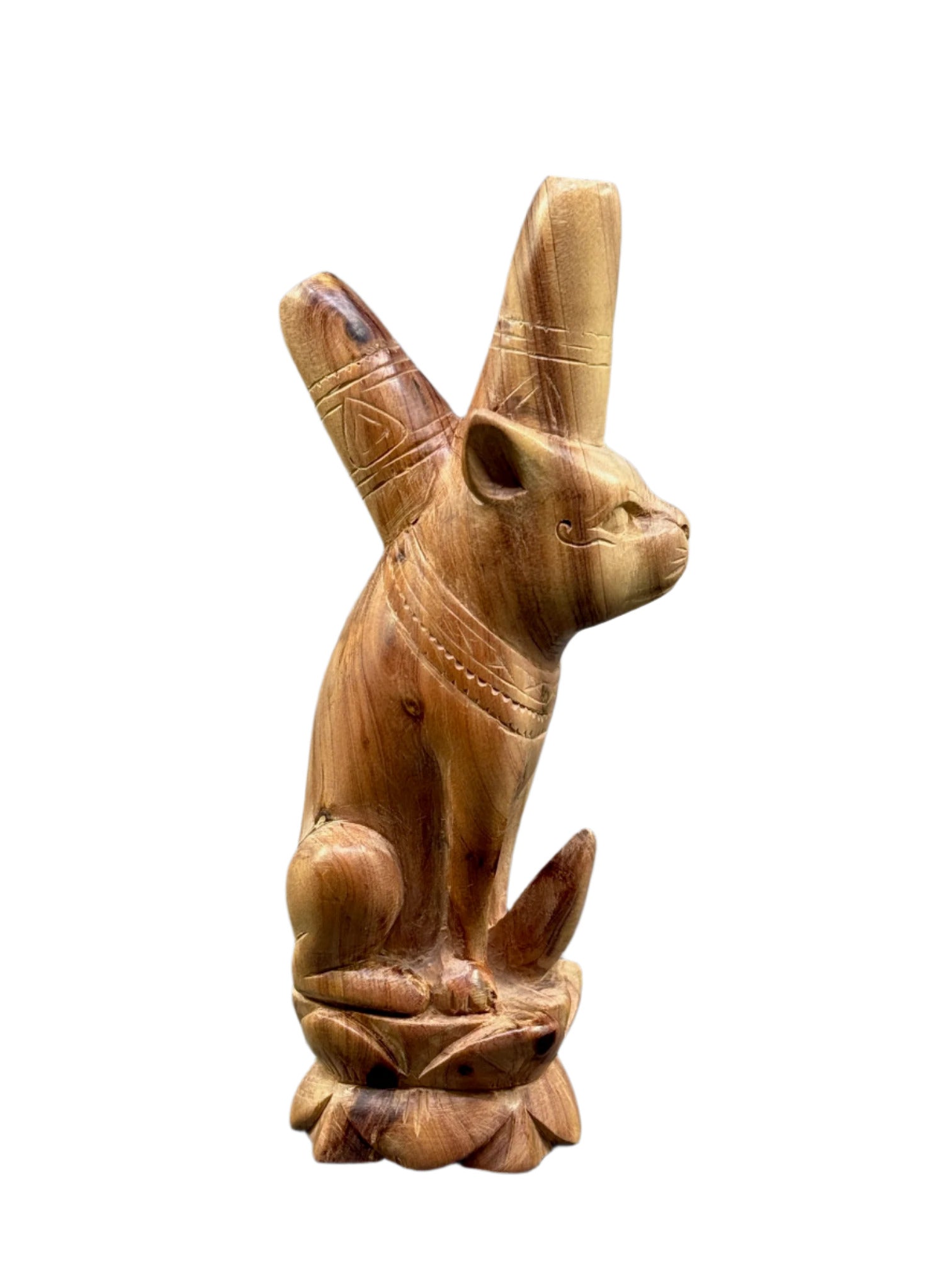 Hand Carved Bastet Kuripe - Katukina.US KAT6232