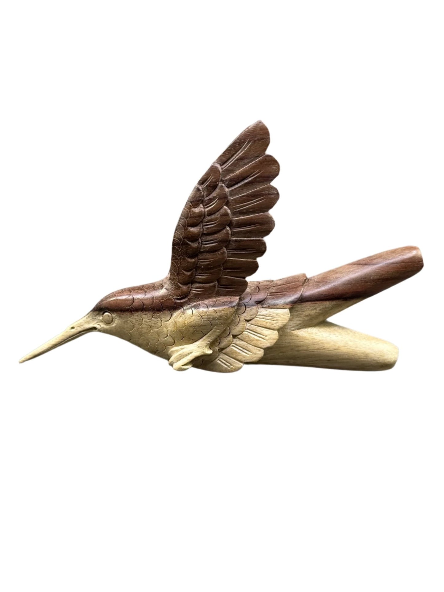 Hand - Carved Colibri Kuripe - Katukina.US KAT6245