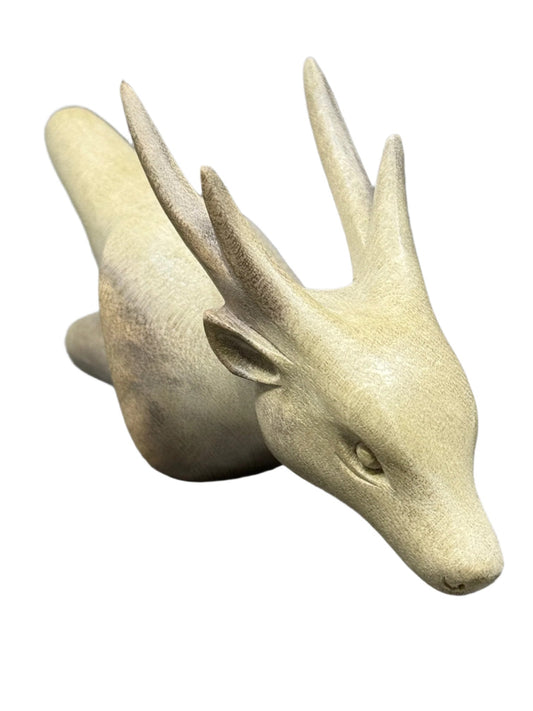 Hand Carved Deer Kuripe - Katukina.US KAT6190