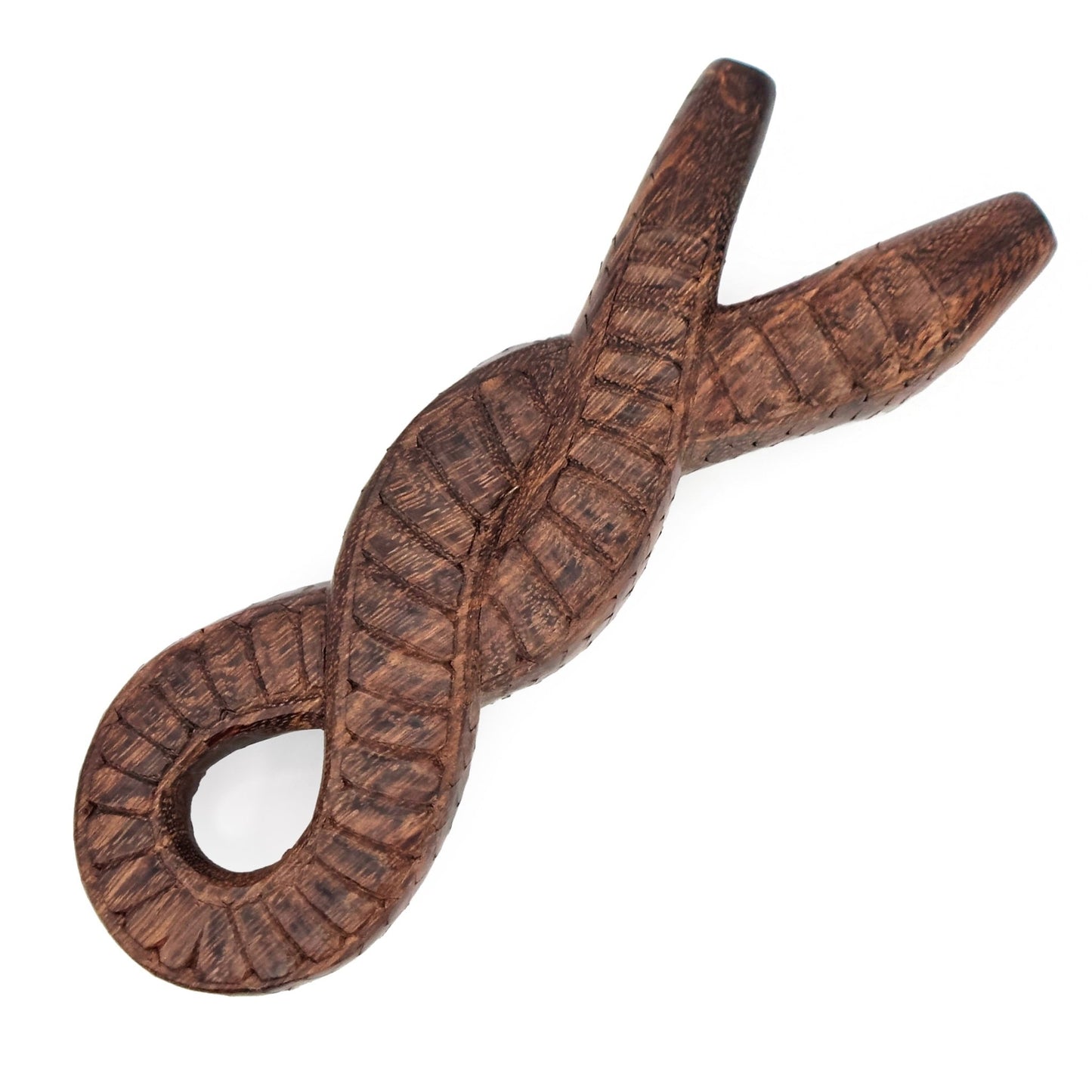 Hand Carved Infinity Snake Kuripe - Katukina KAT1994