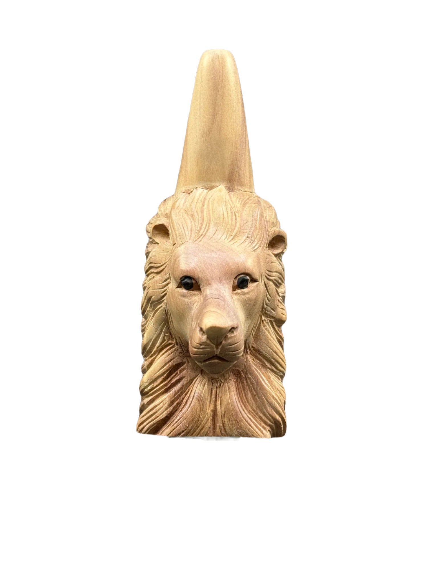 Hand Carved Lion Kuripe - Katukina.US KAT6226