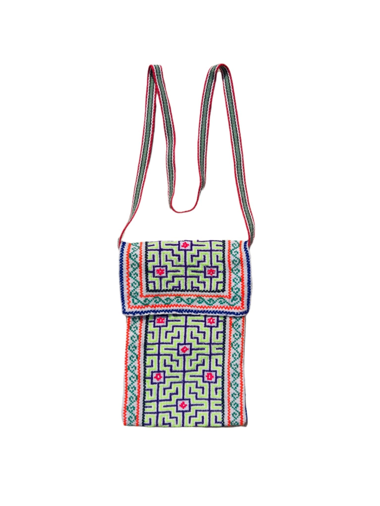 Shipibo Hand Embroidered Messenger Bags Collection One - Katukina.US KAT6034