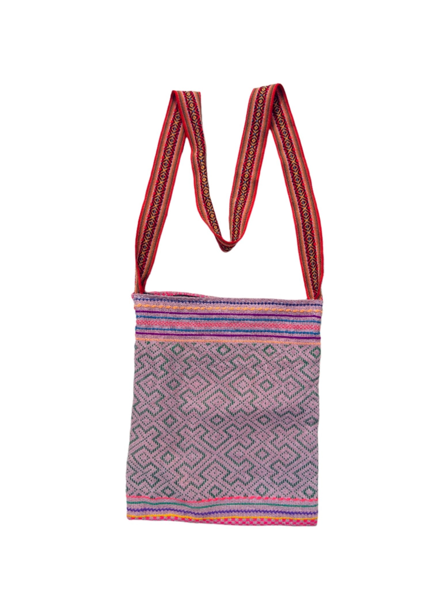 Shipibo Hand Embroidered Messenger Bags Collection One - Katukina.US KAT6251